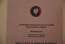 Arnsberger Symposium f�r Erzieher/innen 2009